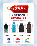 10ML LE BEAU + 10ML VULCAN FEU + 10ML CLUB DE NUIT + 10ML 9PM REBEL