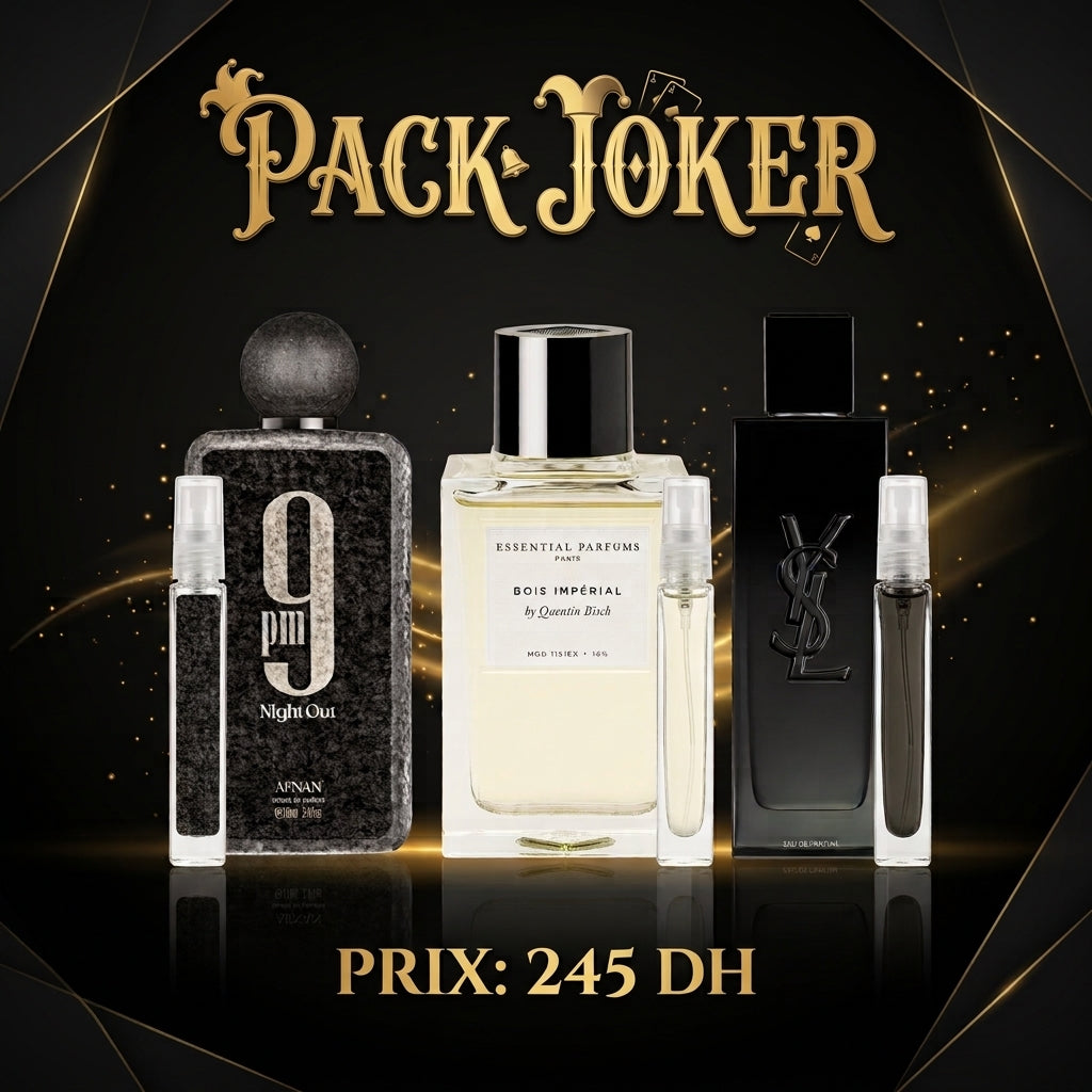 10ML NIGHT OUT + 10ML BOIS IMPERIAL + 10ML MYSLF EDP