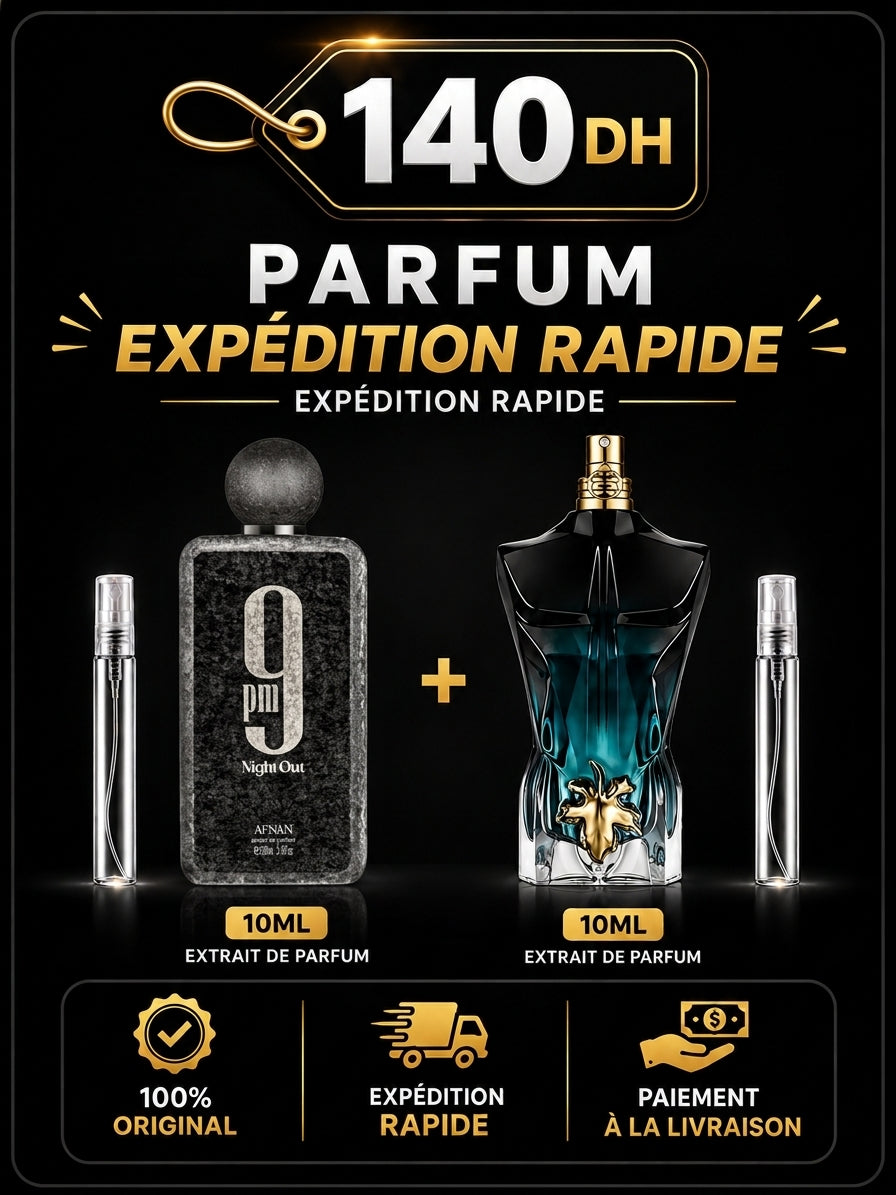 10ML 9PM NIGHT OUT + 10ML LE BEAU LE PARFUM