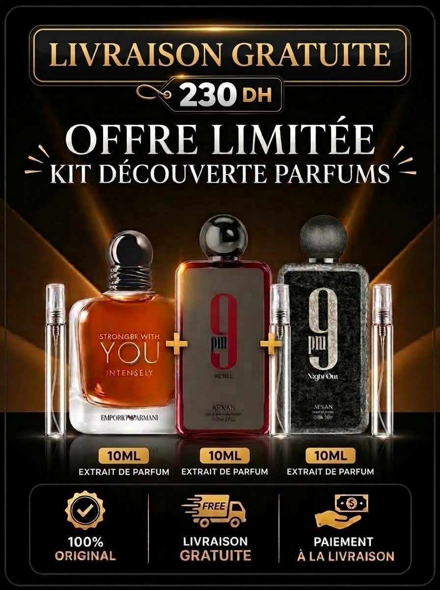 10ML INTESELY  + 10ML 9PM REBEL + 10ML 9PM NIGHT OUT